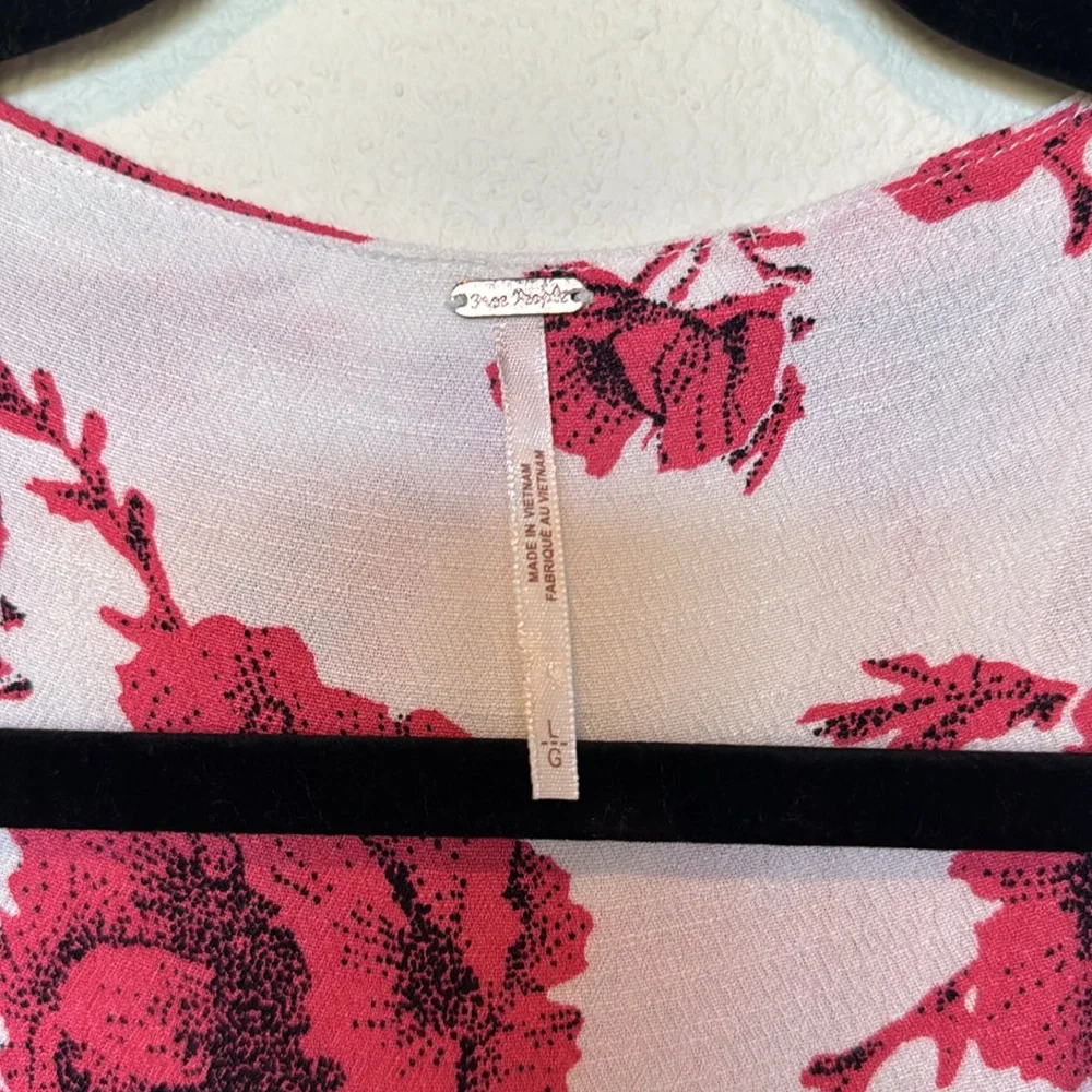 FREE PEOPLE: French Quarter Wrap Mini Dress, size L - Picture 3 of 4